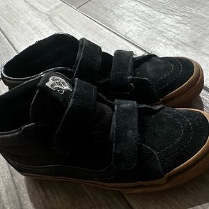 Youth Vans hi top, velcro